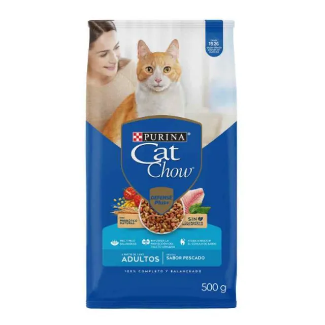 Cat Chow Adultos Delicias Pescado Alimento Seco Gato 8 Kg