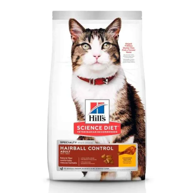 Hills Sd Adult Hairball Control Adult Dry Control De Bola De Pelos Alimento Seco Gato 3.2 Kg