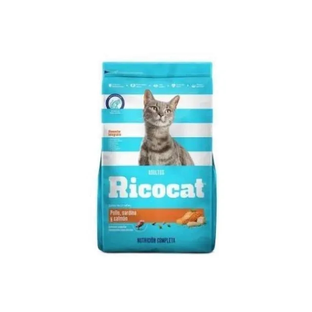 Ricocat Adultos pollo, sardina y salmón x 500 GR