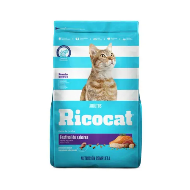 Ricocat Adultos Festival De Sabores Alimento Seco Gato 1 Kg