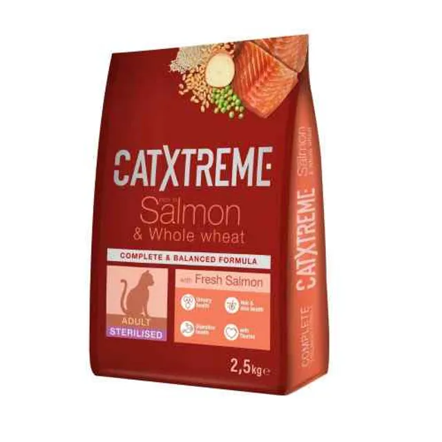 Catxtreme Adulto Esterilizado Salmón 2.5 Kg