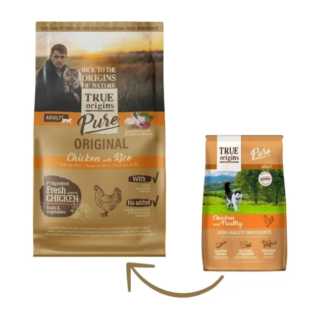True Origins Pure Cat Adult Chicken Poultry 7 Kg