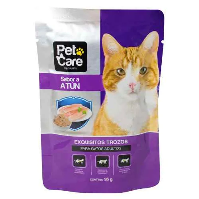 Pet Care Pouches Gato Sabor Atún 95 g