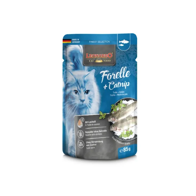 Leonardo Trucha Y Catnip 0.085 Kg
