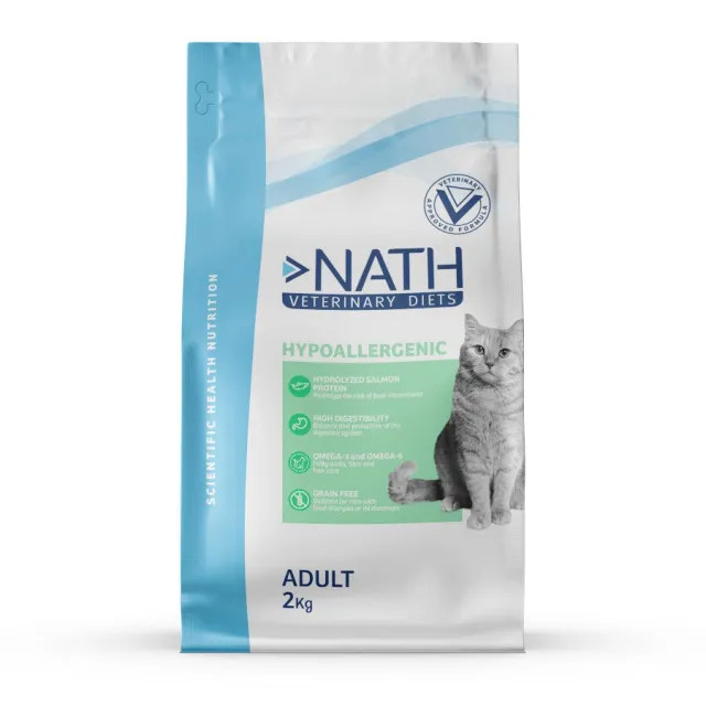 Nath Veterinary Diets Hipoallergenico Alimento Seco Para Gatos 2 Kg