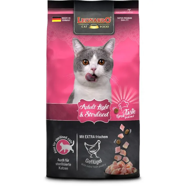 Leonardo Adulto Light y Esterilzados 1.8 Kg