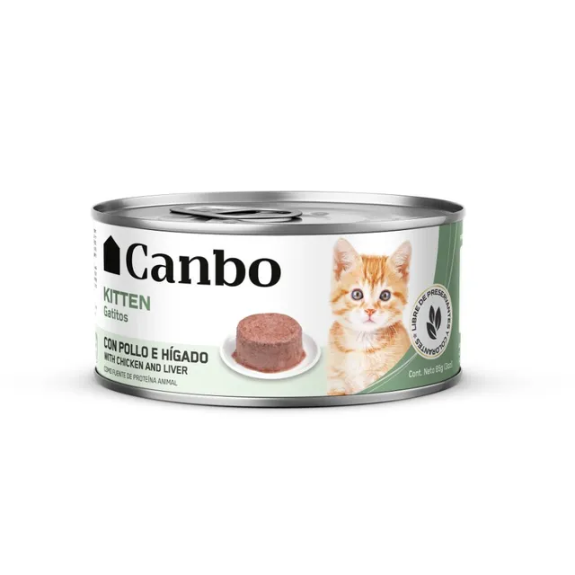 Canbo Cat Pate Pollo E Higado Cachorro Lta 85Gr