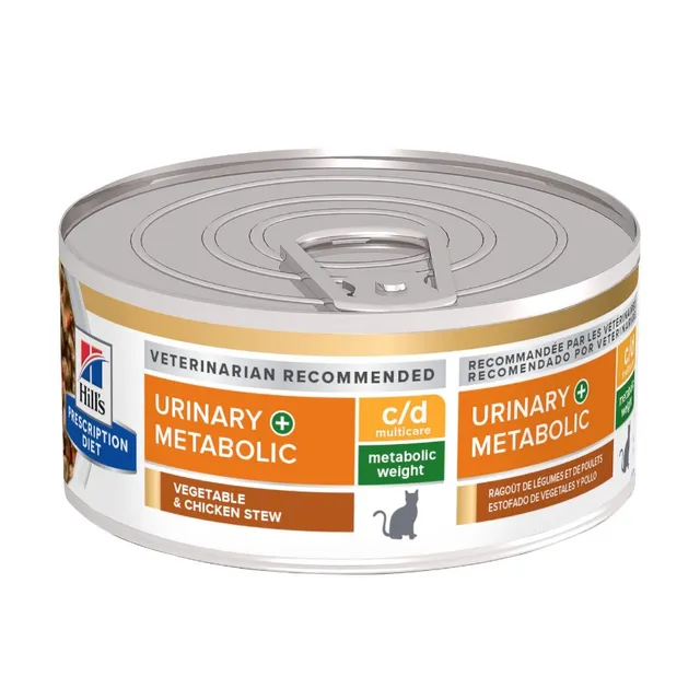 Hill'S Prescription Diet C/D Multicare+Metabolic, Cuidado Urinario + Metabolic, Alimento Húmedo Para Gato, 82 G.