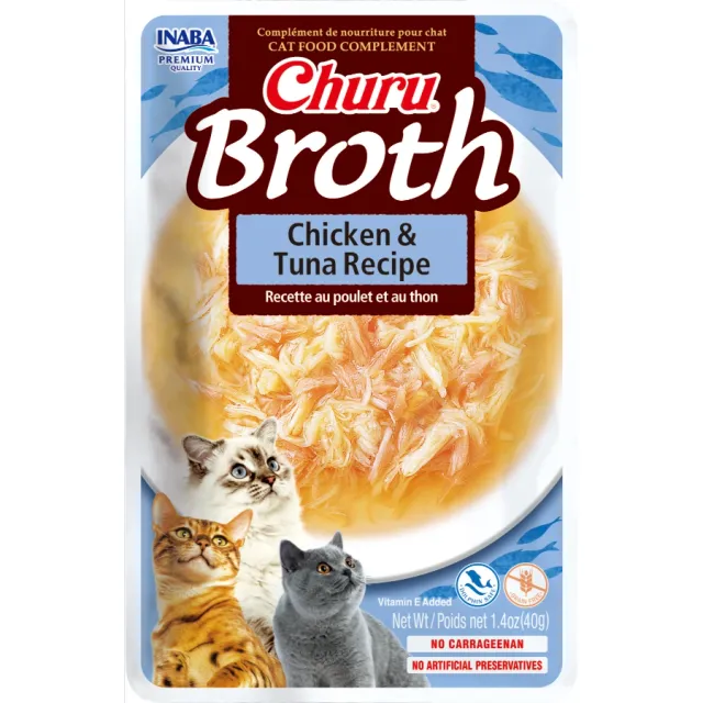 Churu Broth Chicken/Tuna Recipe 40Gr.