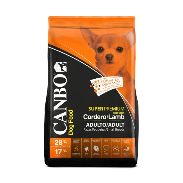 Canbo Adulto Cordero razas pequeñas 3 Kg