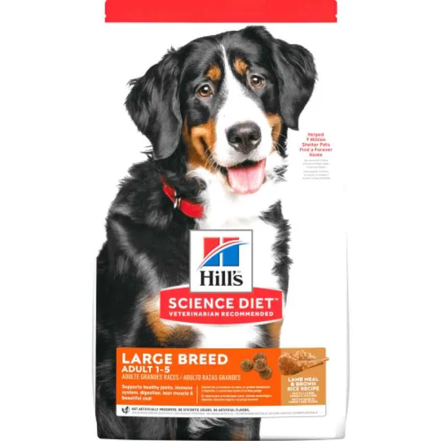 Hills SD Adult Lamb & Rice Large Breed 33 lb Adulto Raza grande Cordero y arroz 14.96 Kg