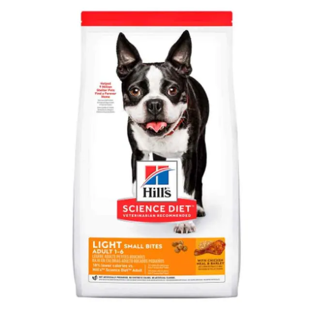 Hills Sd Adult Light Small Bites Razas Pequeñas Alimento Seco Perro 6.8 Kg