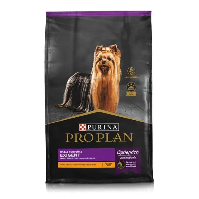 Proplan Exigent Dog Small Breed Raza Pequeña Alimento Seco Perro 7.5 Kg