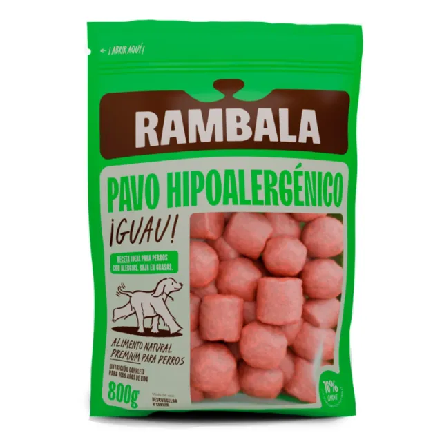 Rambala Congelado Pavo Hipoalergenico 800 g