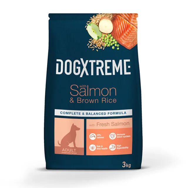 Dogxtreme Adulto Salmón Alimento Seco Perro 3KG 3 Kg