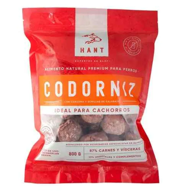 Hant Perro Codorniz 800 g