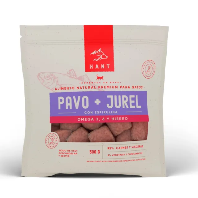 Hant Gato Congelado Pavo Y Jurel