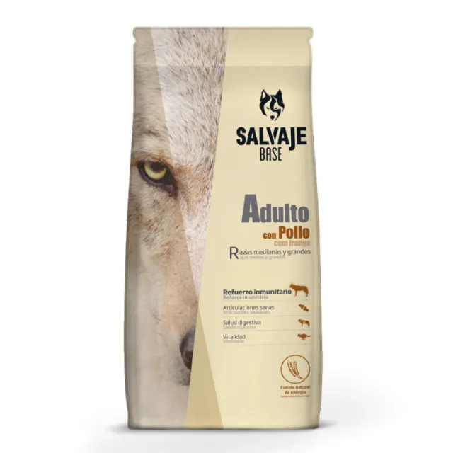 Salvaje Adulto Con Pollo 15 Kg 15 Kg