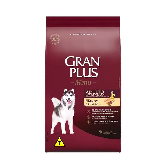 Gran Plus Menu Perro Adulto Pollo Y Arroz