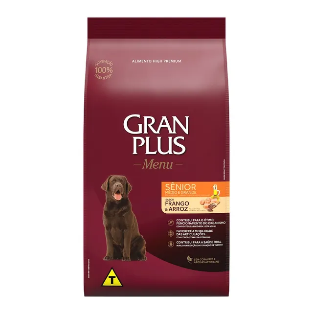 Gran Plus Menu Perro Senior Pollo Y Arroz 3 Kg
