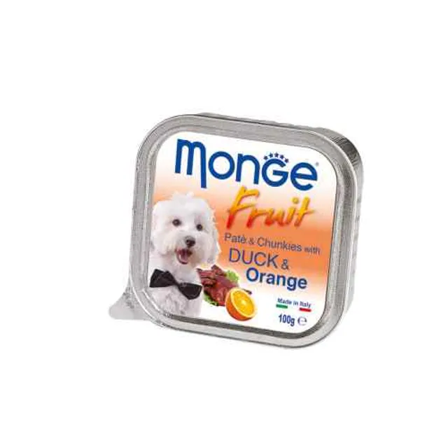 Monge Fruit Pato y Naranja 100 gr