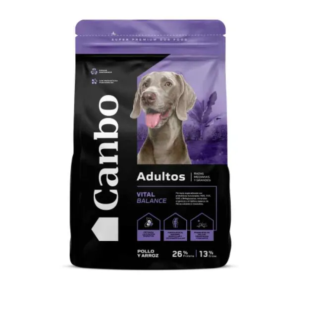Canbo Dog Food Adultos Sb Pollo Razas Medianas Y Grandes Alimento Seco Perro 3 Kg