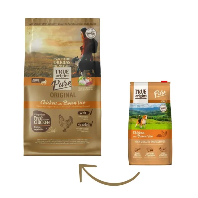 True Origins Pure Dog Adult Chicken 3 Kg