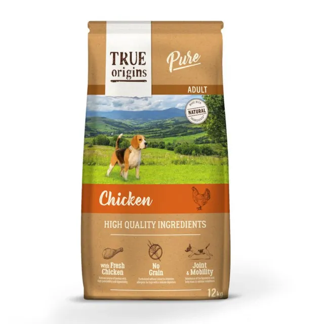True Origins Pure Dog Adult Chicken Grain free 12 Kg