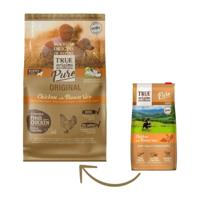 True Origins Pure Dog Puppy Chicken 12 Kg