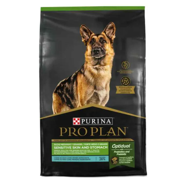 Proplan Adulto Sensitive Stomach Large/Medium breeds Pavo Alimento Seco Perro