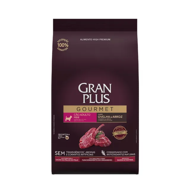 Gran Plus Gourmet Perro Mini Y Pequeno Sabor Oveja Y Arroz 3Kg