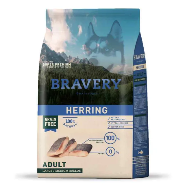 Bravery Herring Adult Large/Medium Breeds 12 Kg