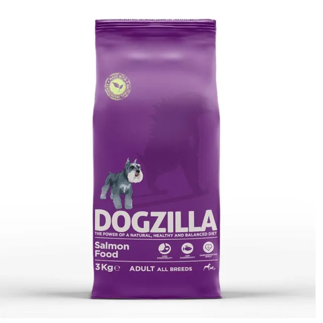 Dogzilla dog adult salmon food 3 Kg