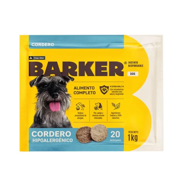 Barker Hamburguesas de cordero 20 unidades