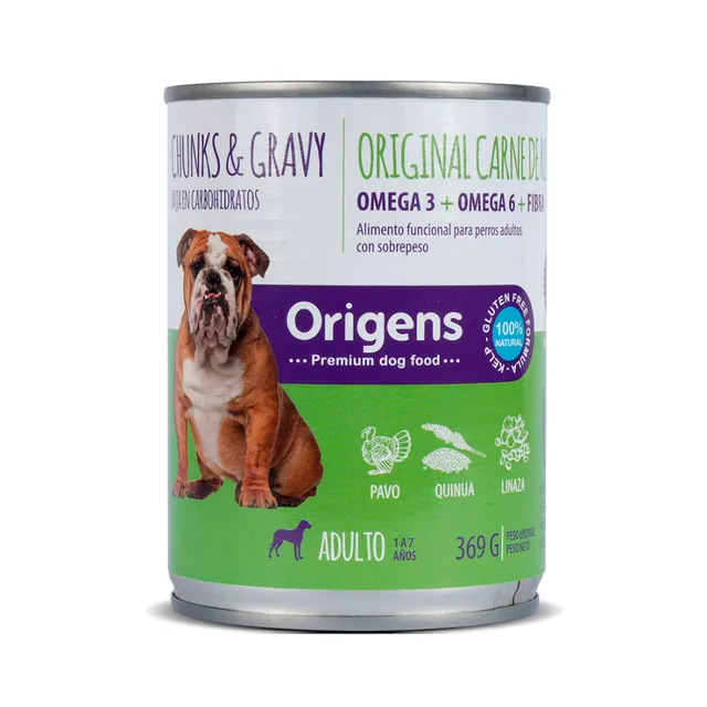 Origens original carne de res/pavo 369 g
