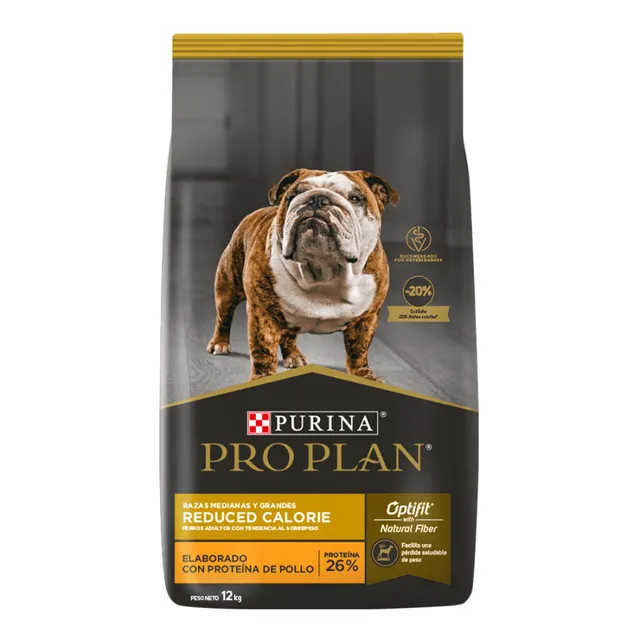 Pro Plan Optifit Reduced Calorie Razas Medianas Y Grandes 12 Kg