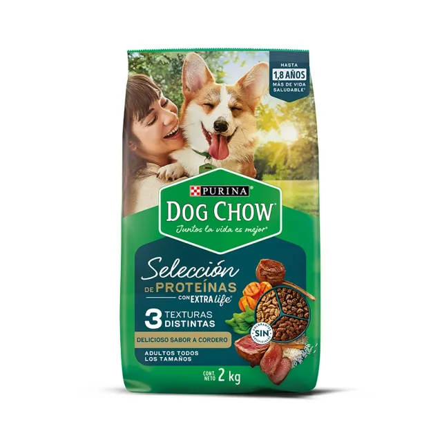 Dog Chow Adultos Sabor Cordero 2 Kg