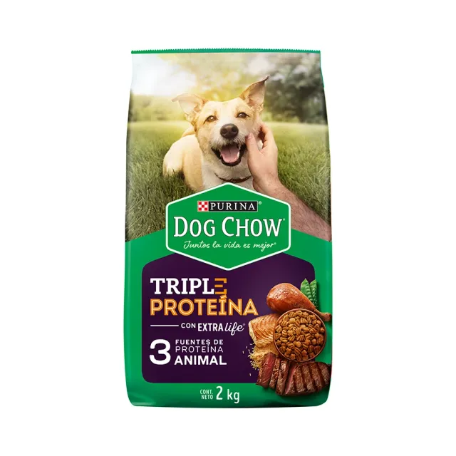 Dog Chow Adultos Triple Proteína 2 Kg