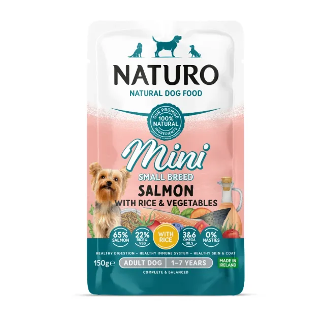 Naturo Mini Salmón, Arroz Y Vegetales 150 G