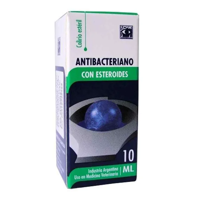 Colirio antibacteriano con esteroides LOVE 10ml