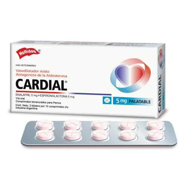 Holliday Cardial 5mg Caja 30 Tbs