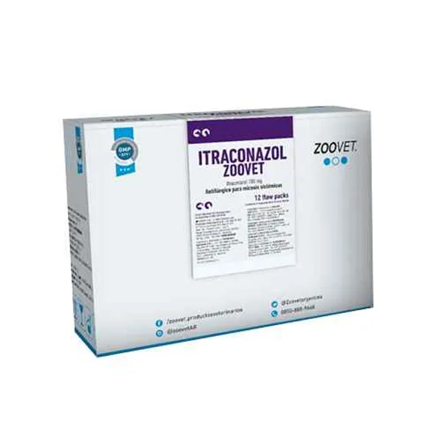 Zoovet Itraconazol Antimicotico 100mg / 10 comprimidos Blister