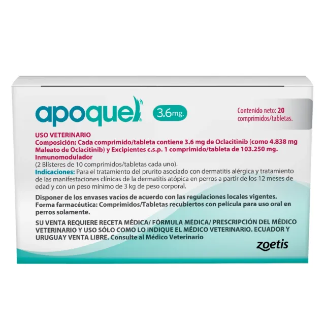 Apoquel x 3.6 MG (venta 1 pastilla)