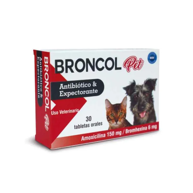 Broncol Pet X 30 Tabletas (Dosis 1 X 10 Kg)