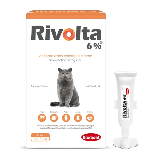 Rivolta 6% X 0.75 Ml (2.6kg A 7.5kg) 1 Pipeta