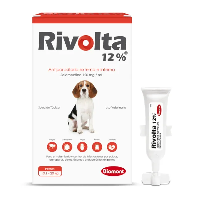 Rivolta 12% X 1.00ml (10.1kg A 20kg) 1 Pipeta