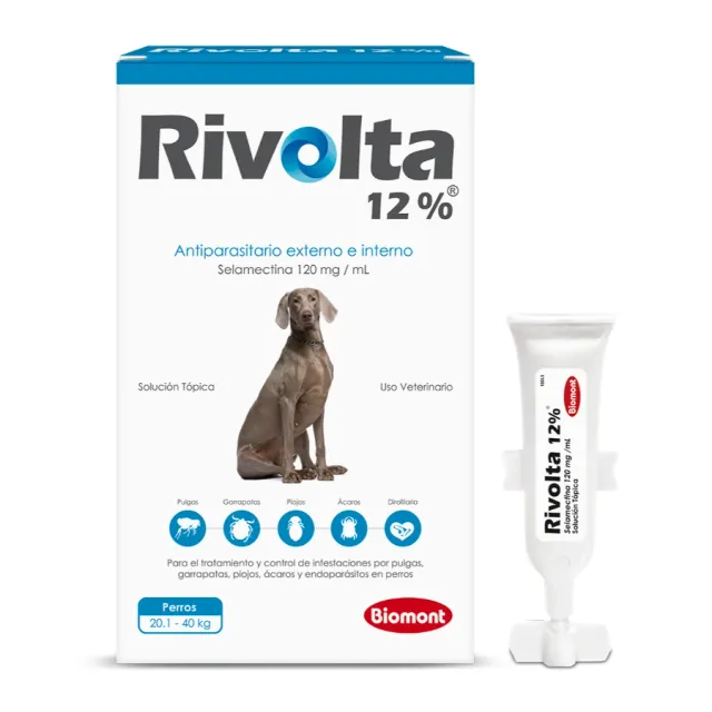 Rivolta 12% X 2.00ml (20.1kg A 40kg) 1 Pipeta