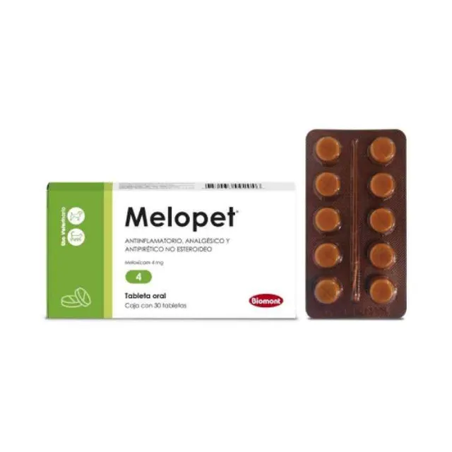 Melopet 4, Venta: Blister 10 TAB