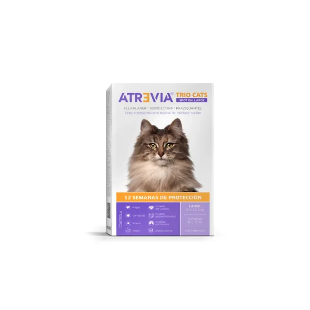 Atrevia Trio Cats Spot On Large (6.3-12.5 Kg) X 1 Pip