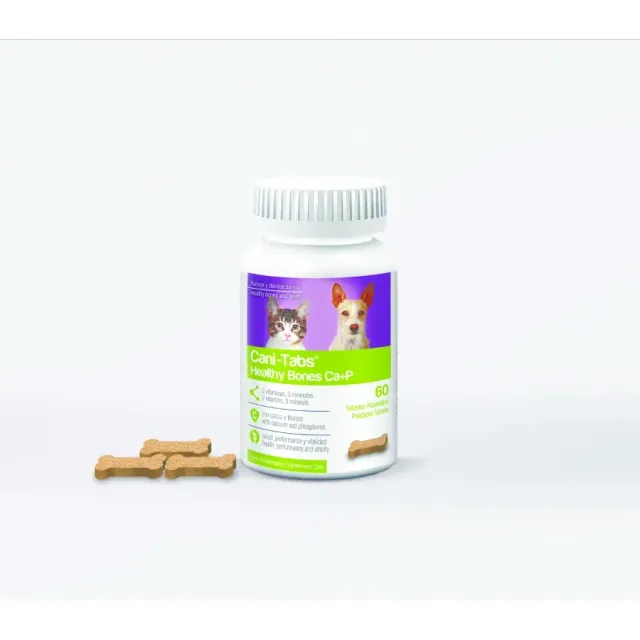 Cani-Tabs Healthy Bones Ca+P (60 Tabletas)